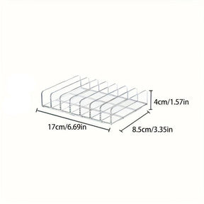 organizador acrílico, suporte para maquiagem, organizador de paletas de maquiagem, display acrílico para cosméticos, organizador de maquiagem compacto e elegante, suporte transparente para paletas e produtos de beleza
